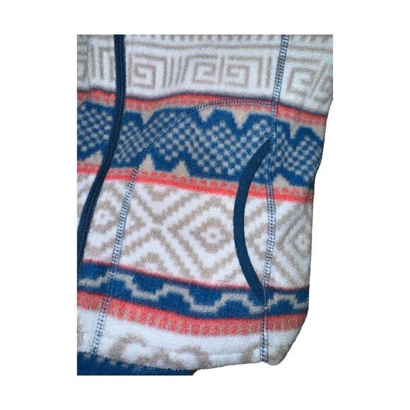 Woolrich FairIsle Pattern Full Zip Fleece Vest Size XS - Picture 4 of 9